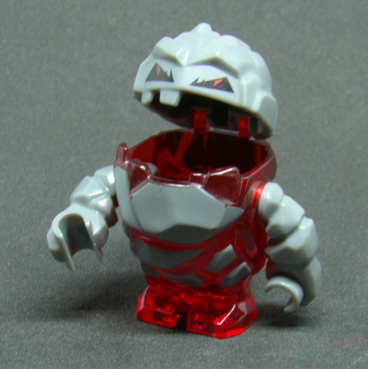 Lego figurka Rock Monster - Meltrox (Trans-Red)