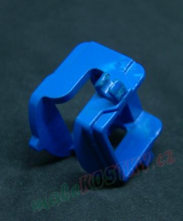 Lego sedlo se dvěma držáky - sand blue - NOVÉ
