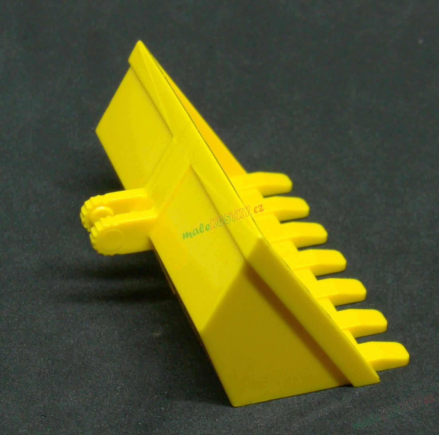 Lego lžíce bagru Technic se zuby 8x10 - černá