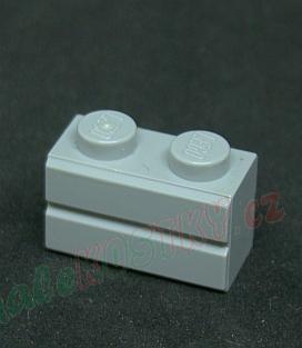 Lego kostička speciální - cihla - světle šedá - light bluish gray - NOVÁ