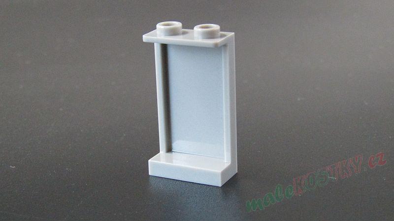 Lego Panel 1 x 2 x 3 - světle šedý - light bluish gray - NOVÝ
