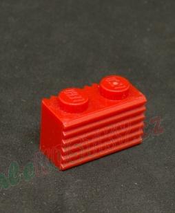 Lego kostička speciální 1x2 - červená - NOVÁ