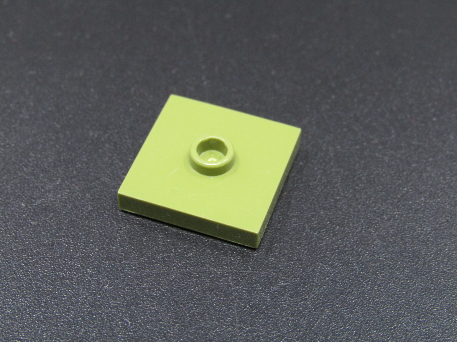 Lego destička hladká s nopem 2x2 - olivově zelená