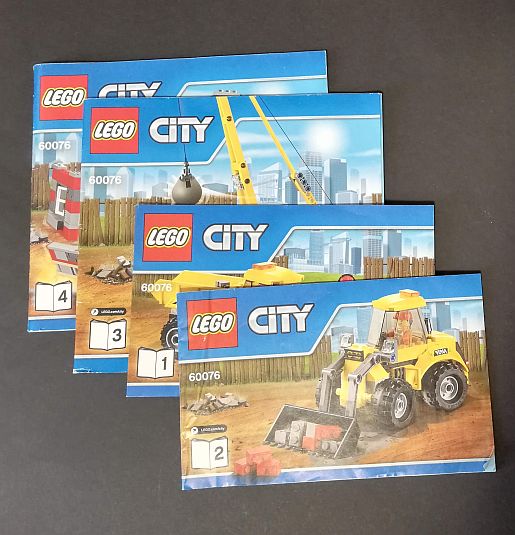 LEGO® City 60076 Demoliční práce na staveništi - POUŽITÉ