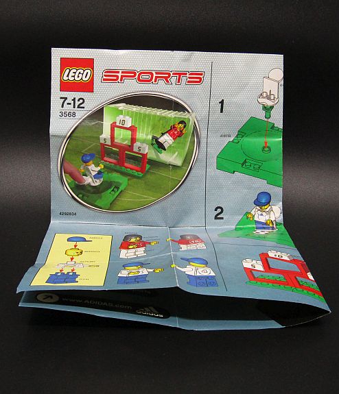Lego 3568 - fotbalový trénink - POUŽITÉ