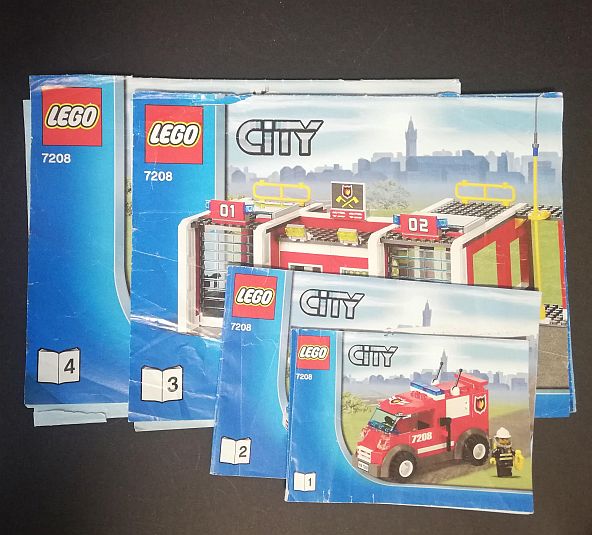 LEGO® City 7208 Hasičská stanice - POUŽITÉ