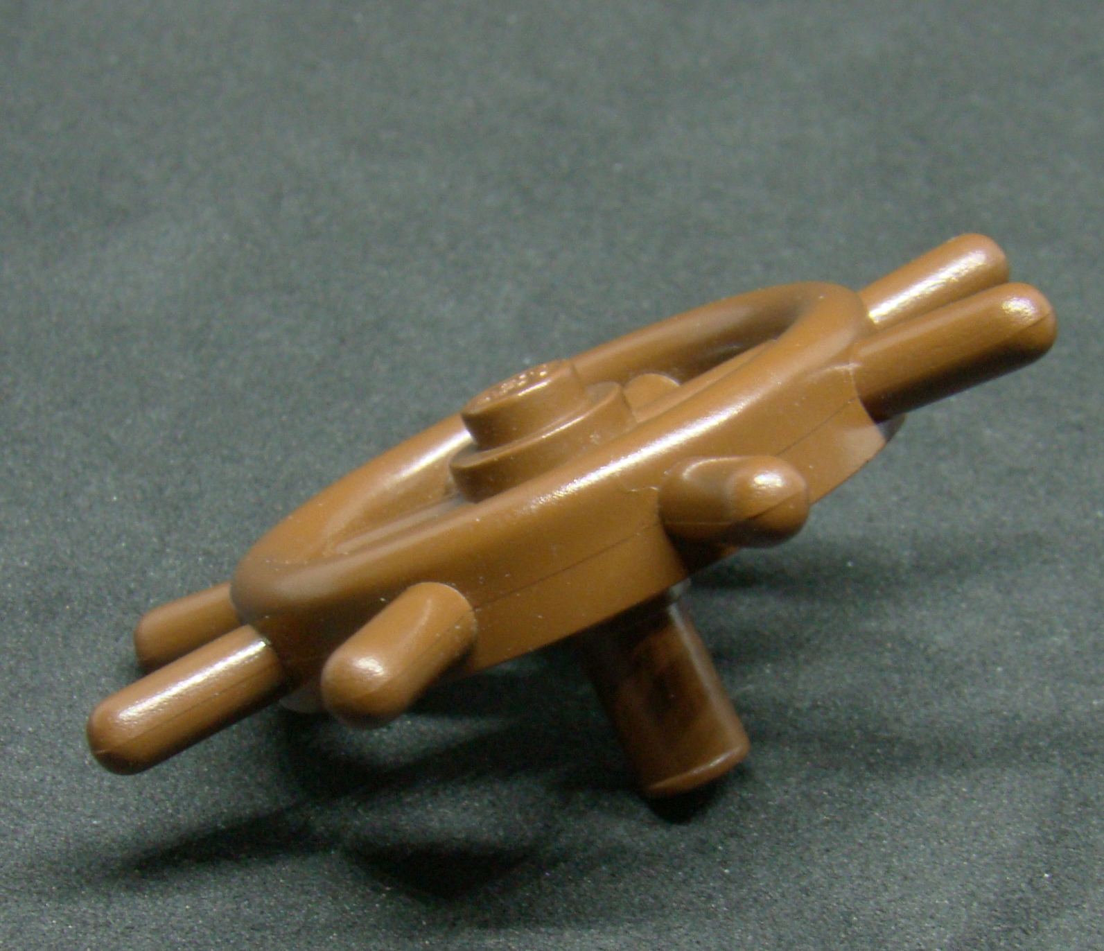 Lego kormidlo - hnědé - reddish brown