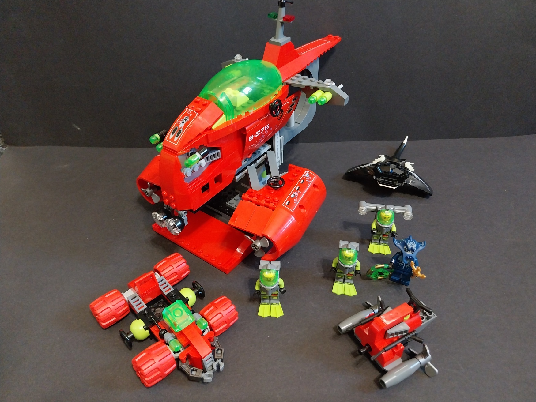 LEGO® Atlantis 8075 Neptunova ponorka - POUŽITÉ