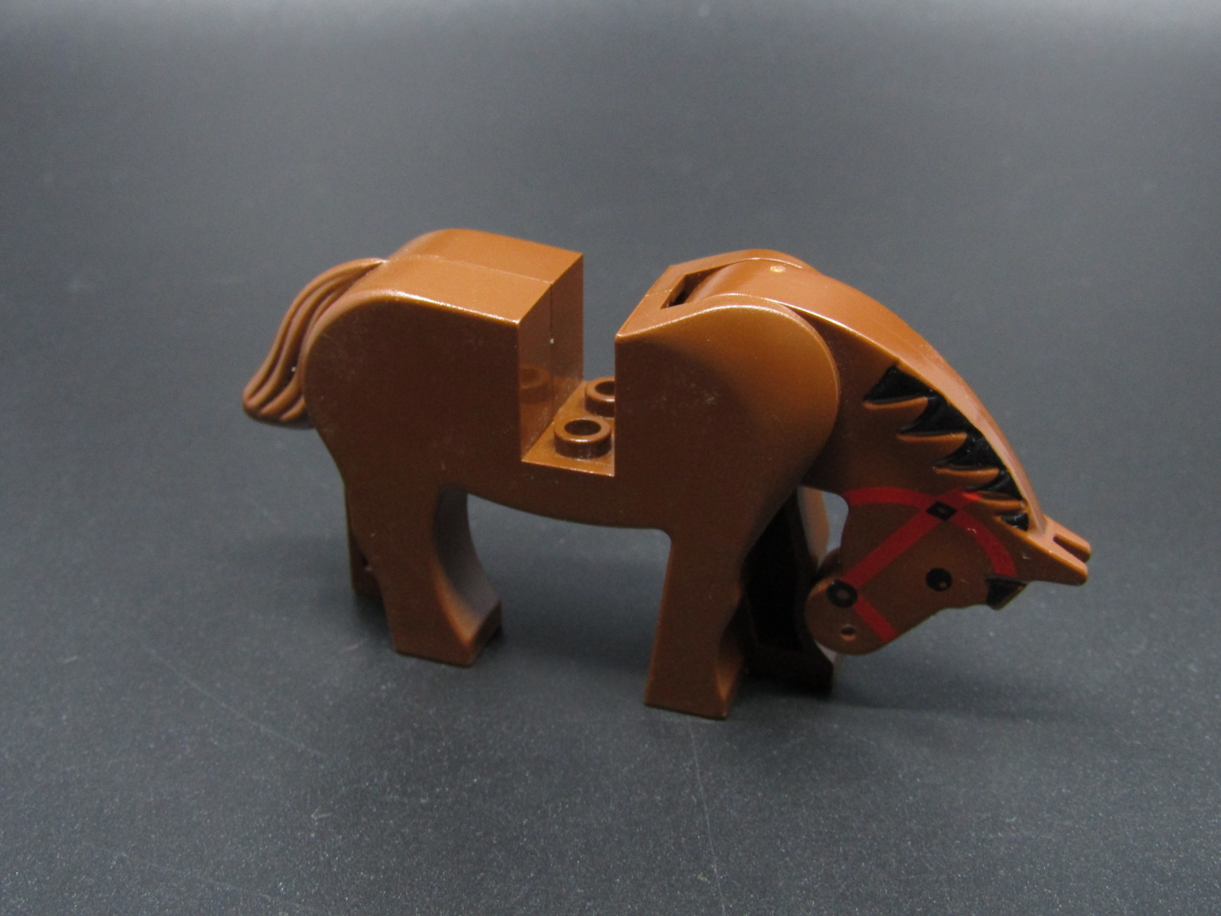 Lego kůň - hnědý - brown