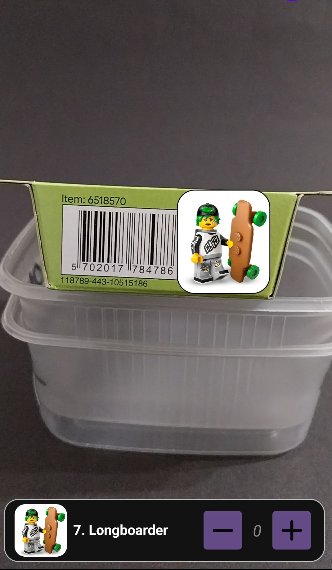 LEGO® 71048 minifigurky 27. série - 07. Longboarder