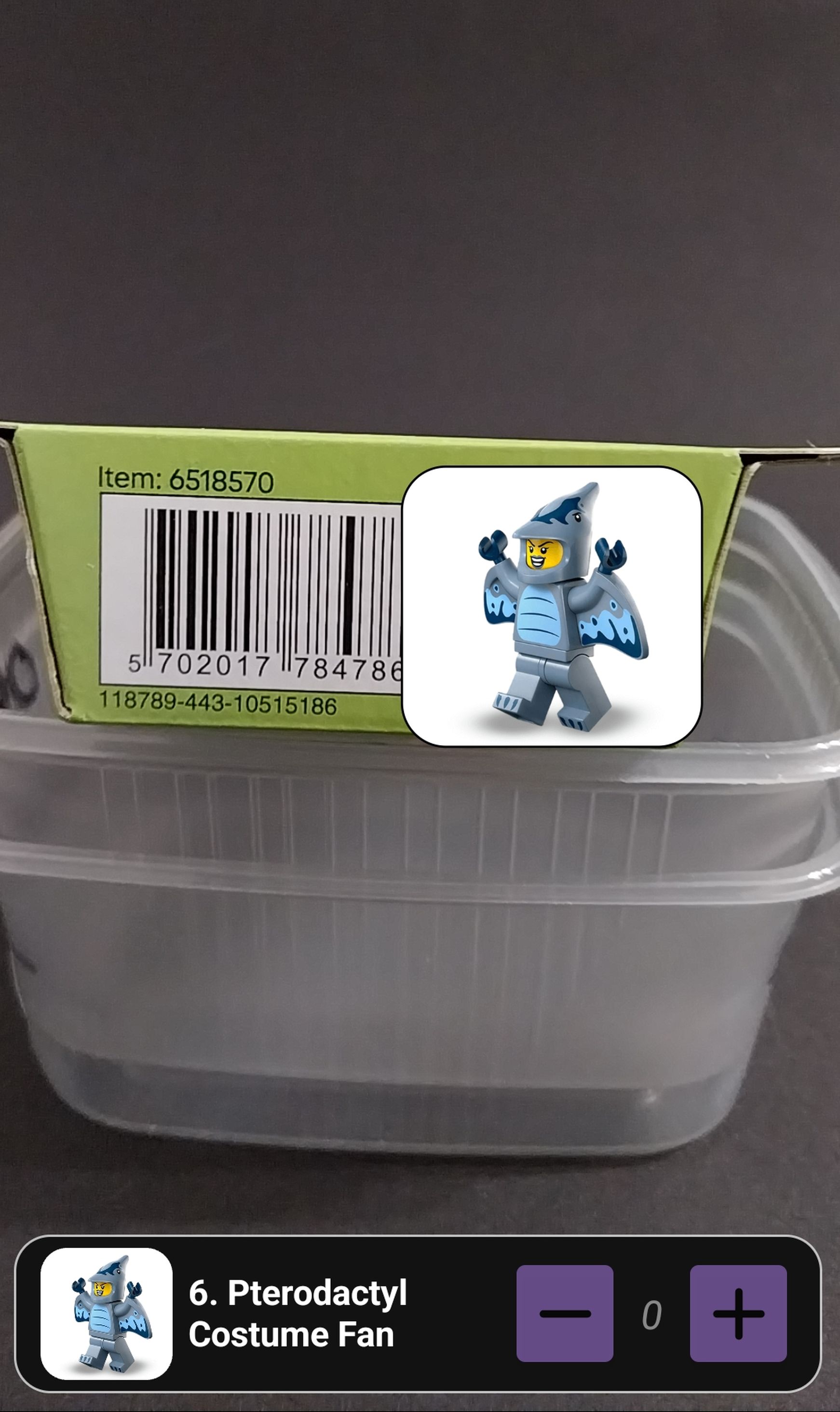 LEGO® 71048 minifigurky 27. série - 06. Pterodactyl Costume Fan