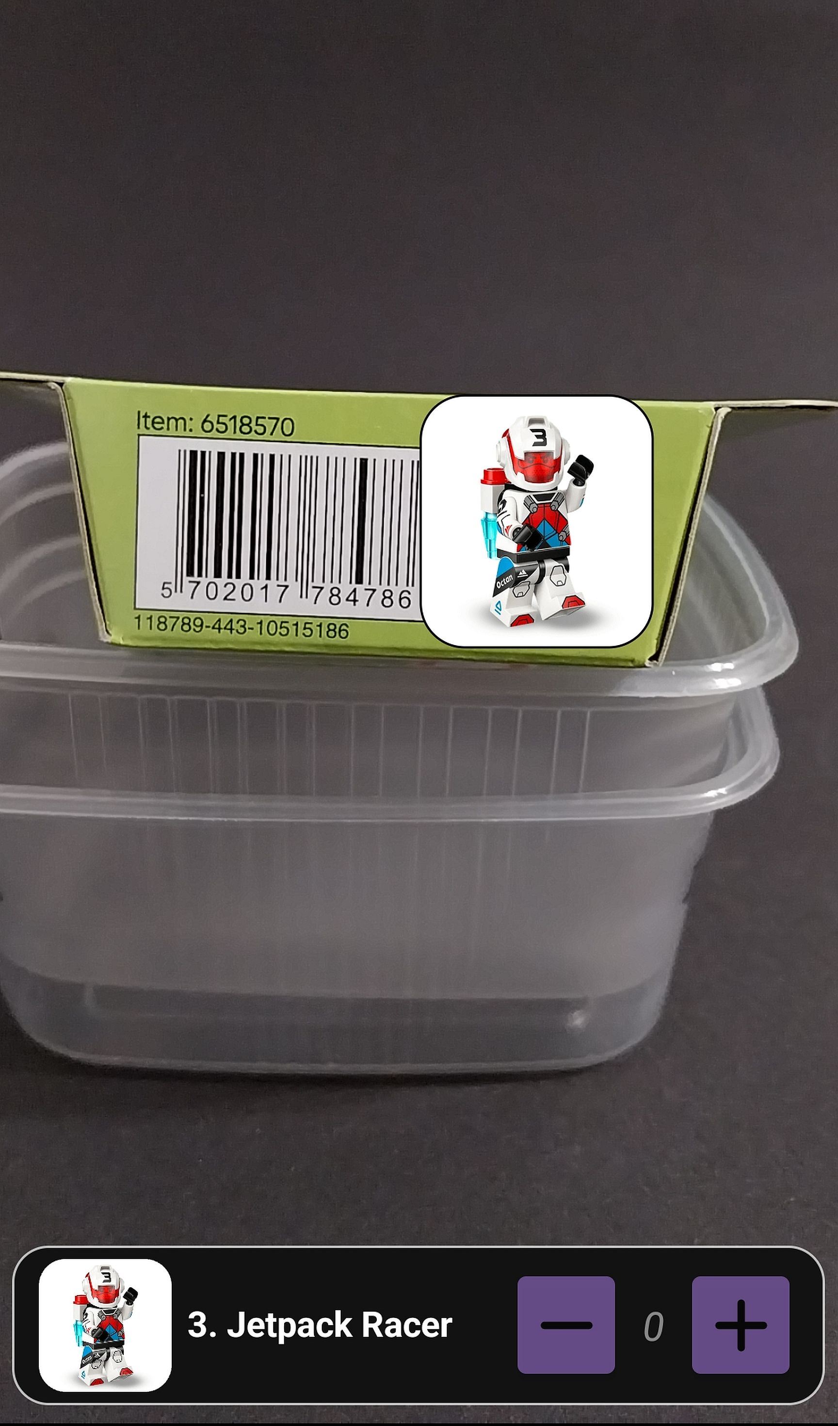 LEGO® 71048 minifigurky 27. série - 03. Jetpack Racer