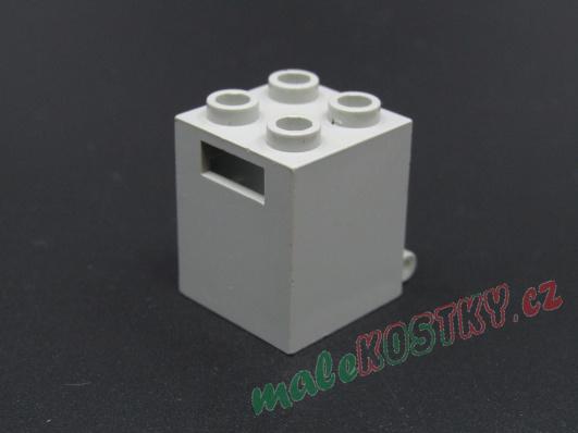 Lego box - světle šedá - light gray