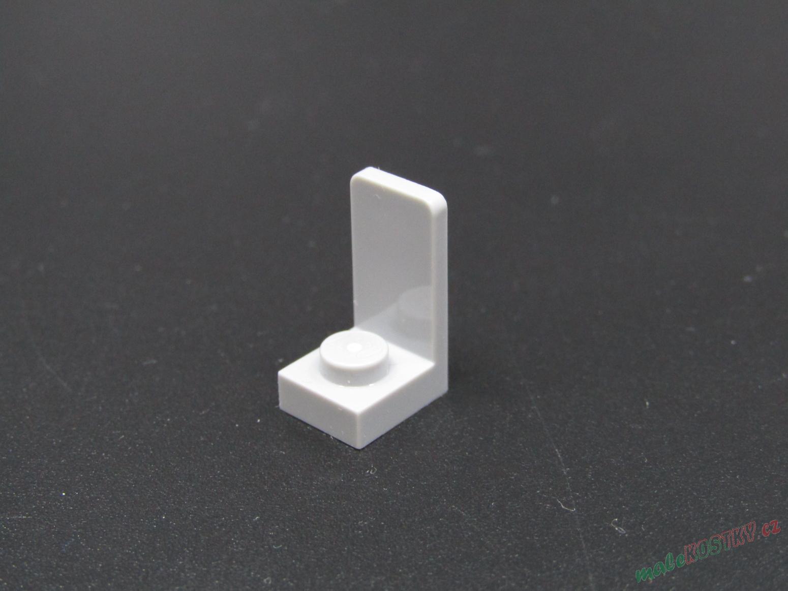 Lego destička - konzola - 1 x 1 - 1 x 2 Inverted - světle šedá - light bluish gray