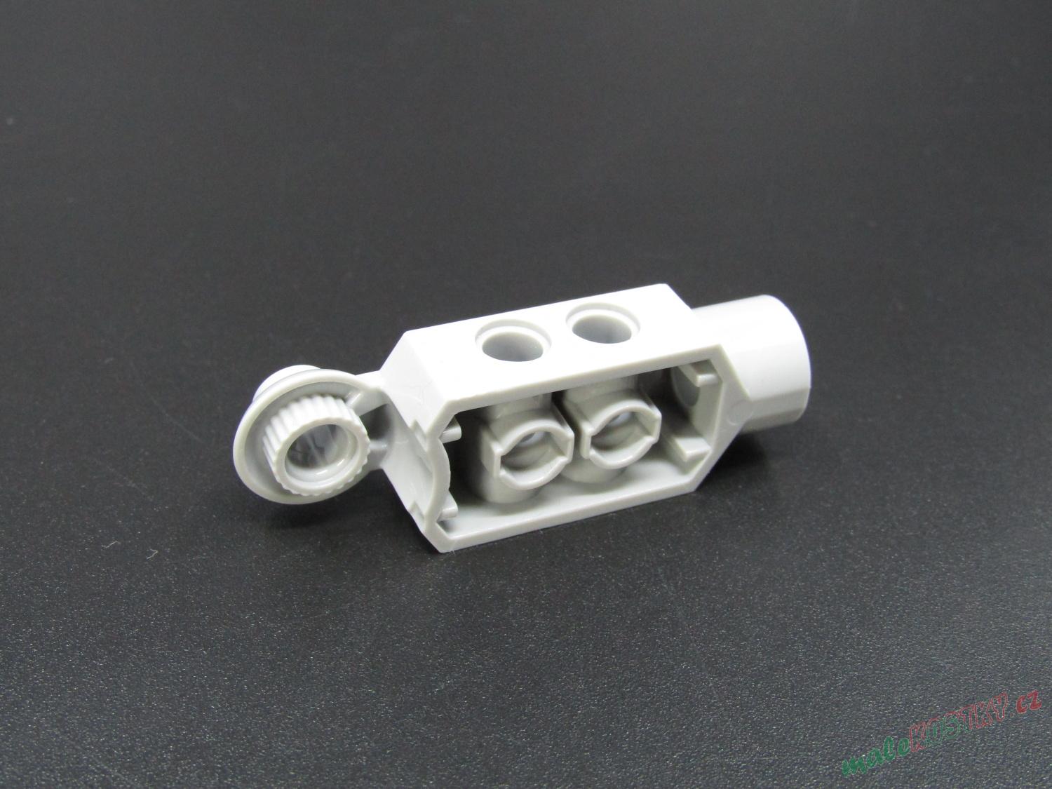 Lego Technic kostička s kloubem 2x3 - světle šedá - light bluish gray