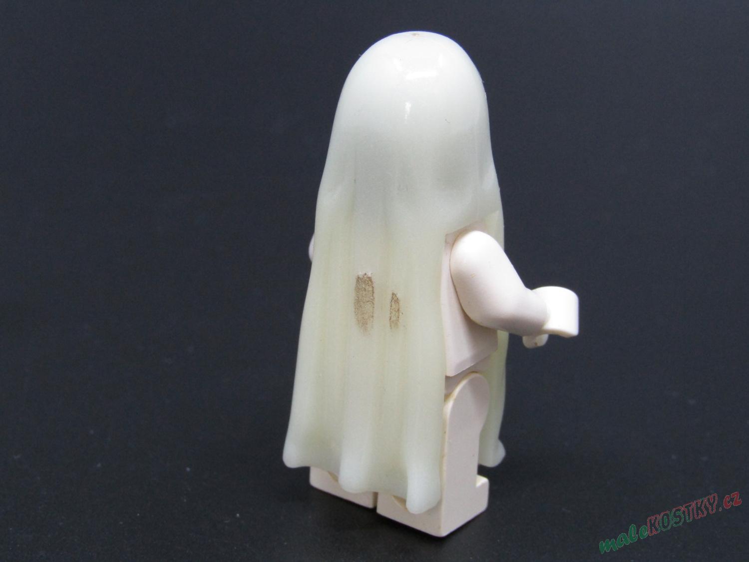 Lego minifigurka - duch - svítící - ODŘENÁ ZÁDA