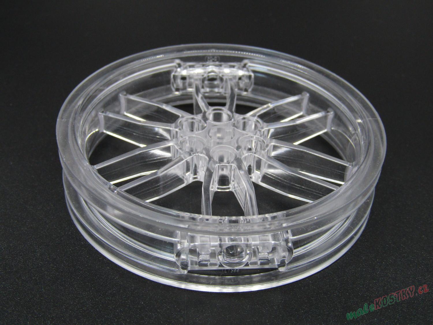 Lego® kolo - 75mm D. x 17mm - průhledné