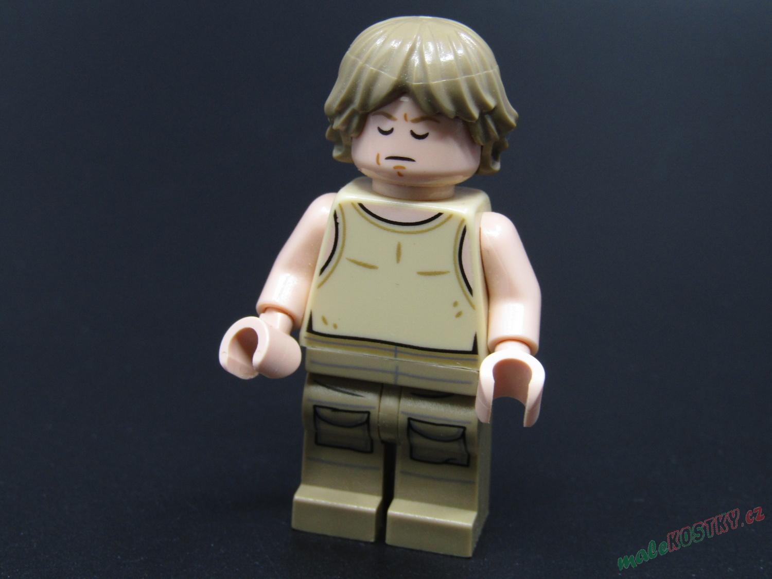 Lego figurka Star Wars - Luke Skywalker (Dagobah, Tan Tank Top)