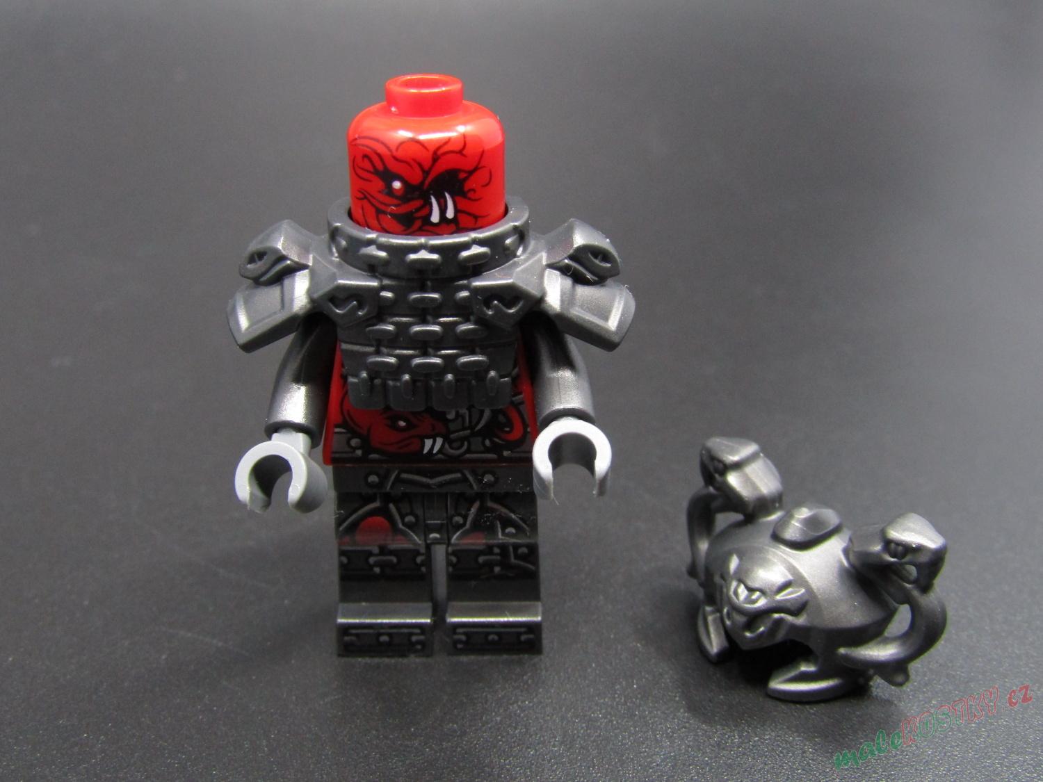 Lego ninjago figurka - Rivett - PRASKLÁ RUKA