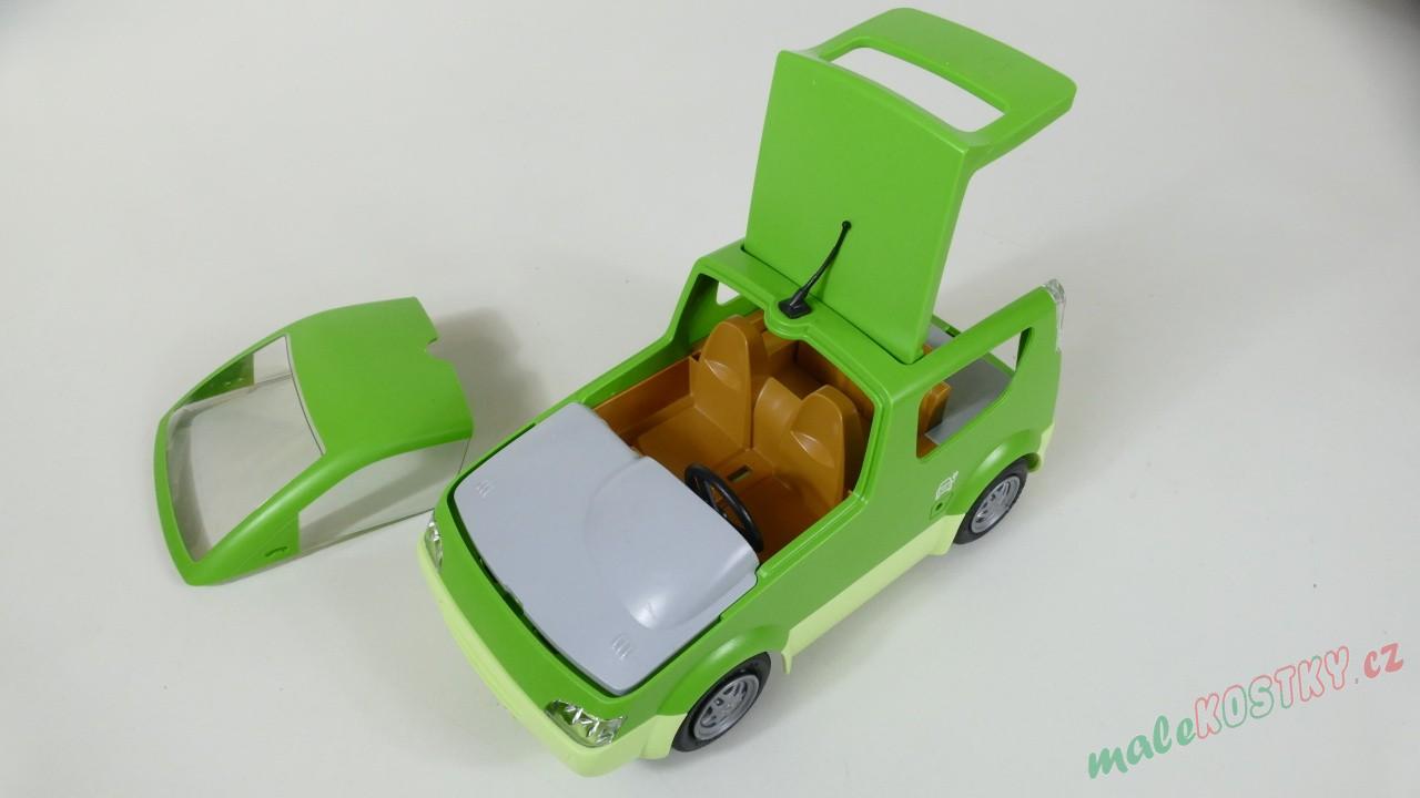 Playmobil auto zelené bez zrcátek