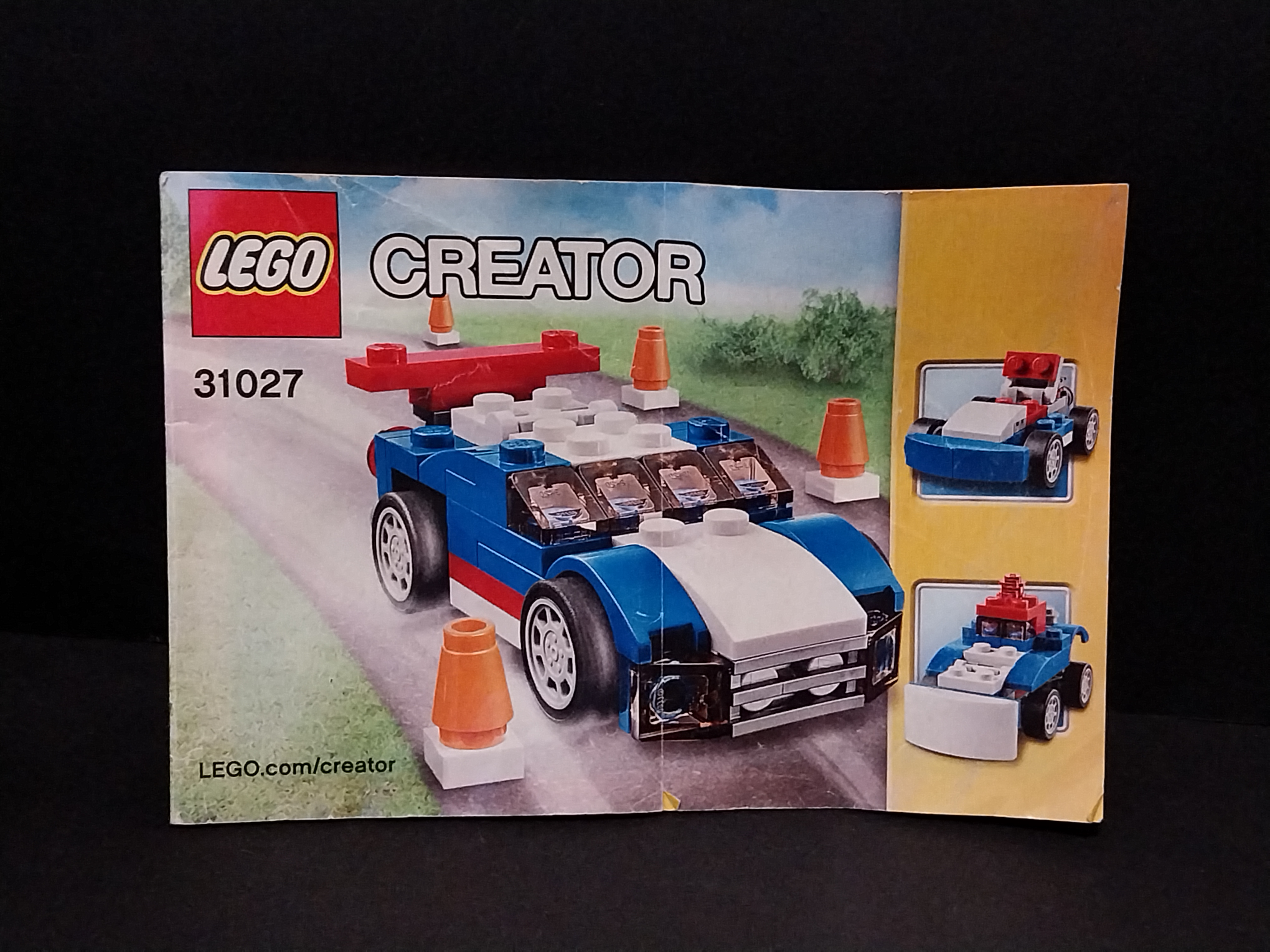 LEGO® Creator 31027 Modrý závoďák 3v1 - POUŽITÉ