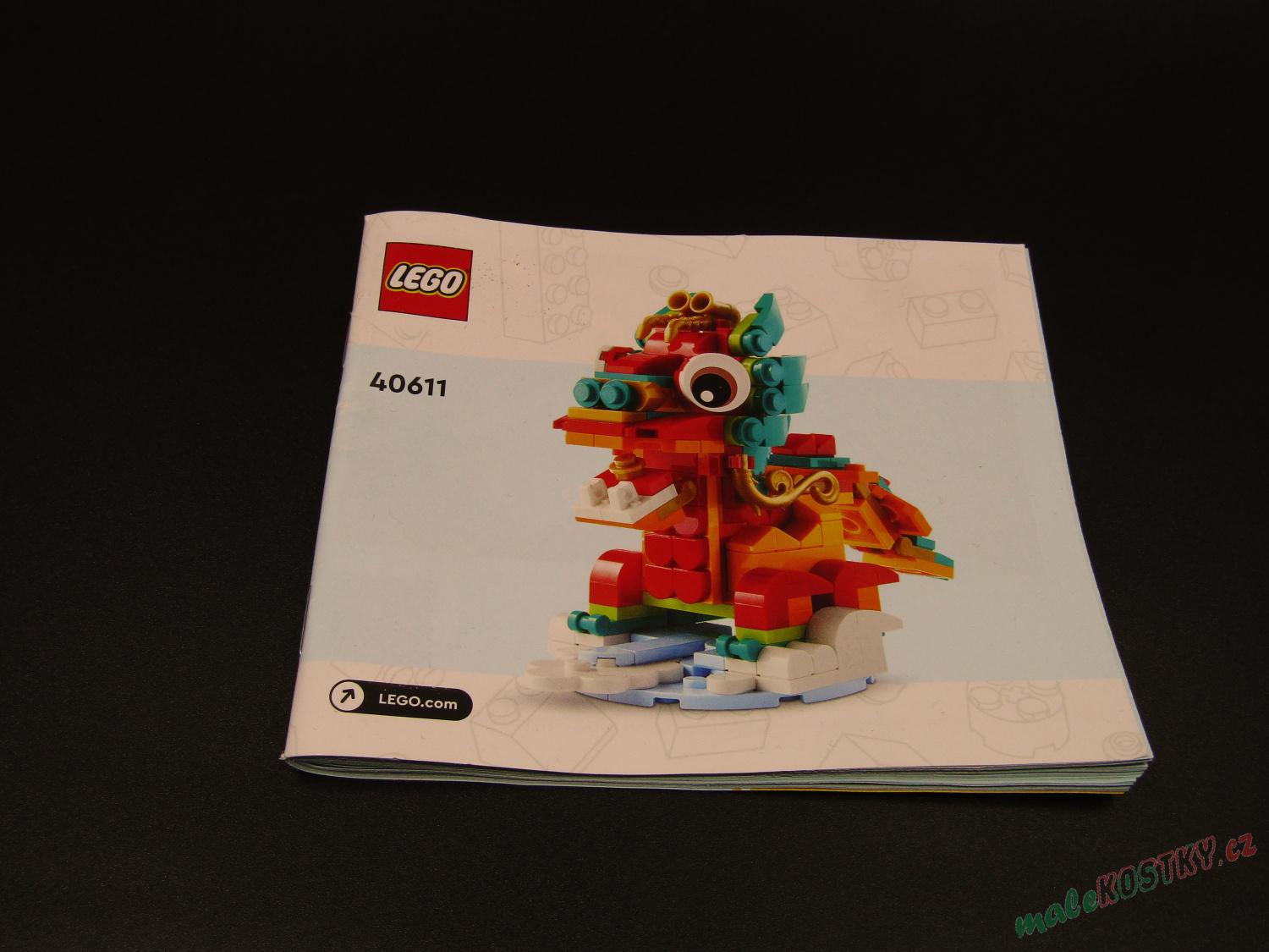 LEGO® 40611 Year of the Dragon Rok draka - POUŽITÉ