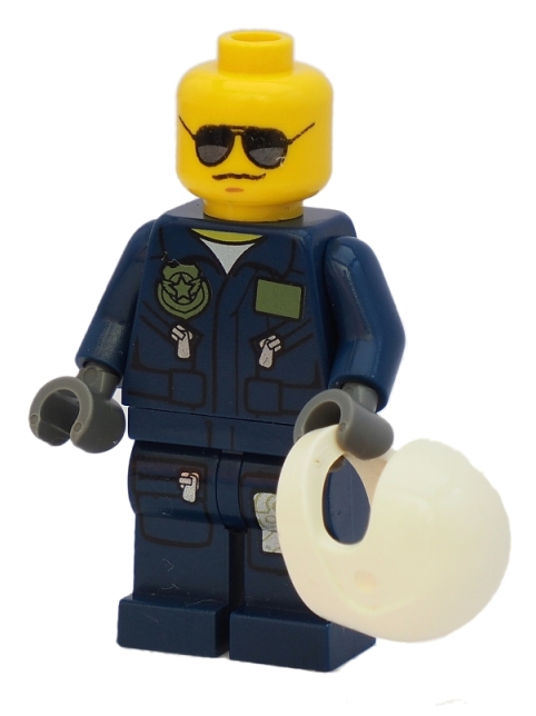Lego figurka pilot helikoptéry
