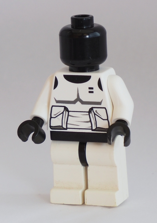 Lego figurka Star Scout Trooper - černá hlava