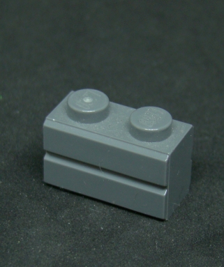 Lego kostička speciální - cihla - tmavě šedá - dark bluish gray