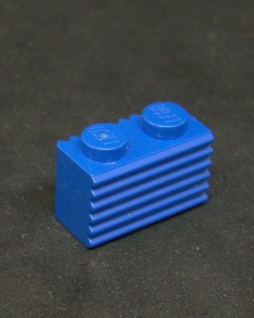 Lego kostička speciální 1x2 - modrá