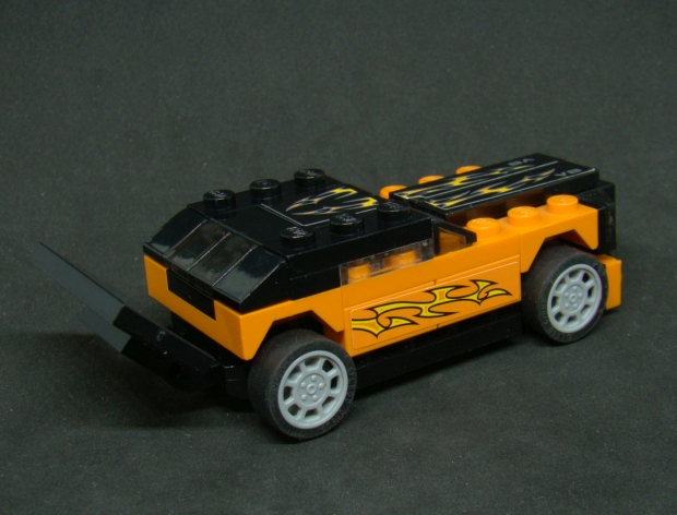 Lego auto - oranžové