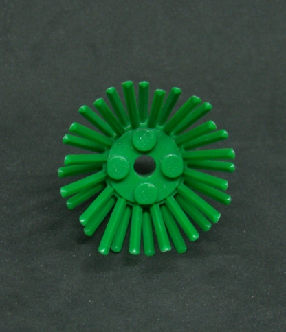 Lego keř 2x2x3 - uprostřed 2x2 - zelený 