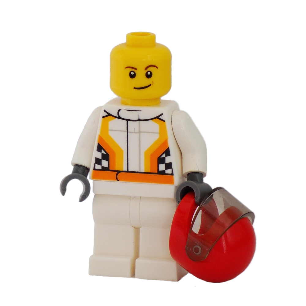 Lego figurka závodník