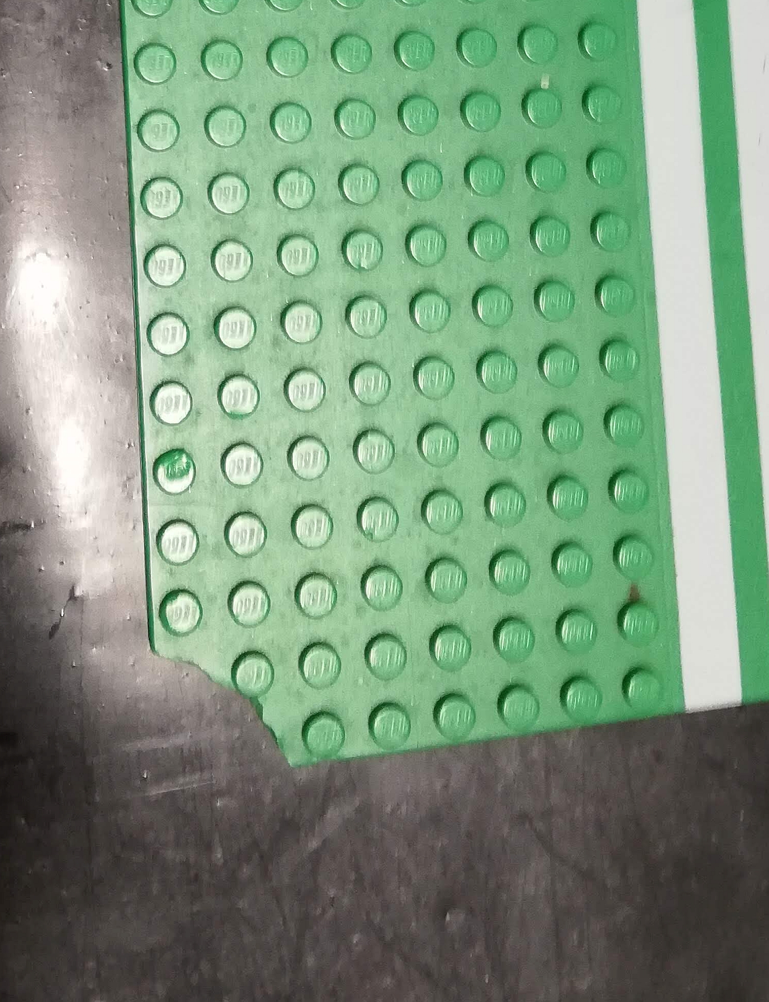 Lego podložka silnice - křižovatka T