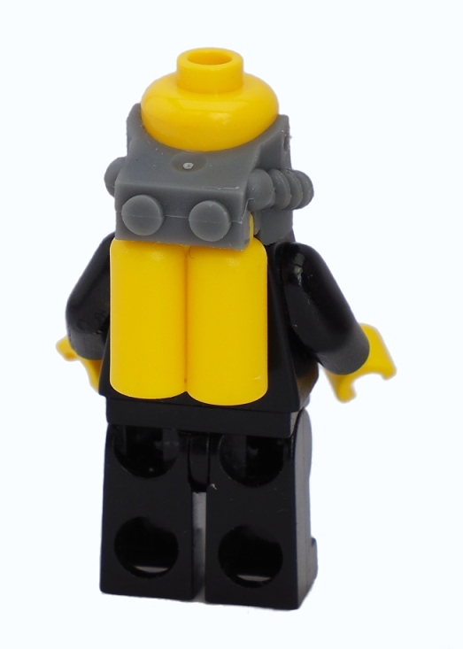 Lego figurka - hasič bez helmy