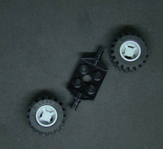 Lego náprava 2x2 s koly