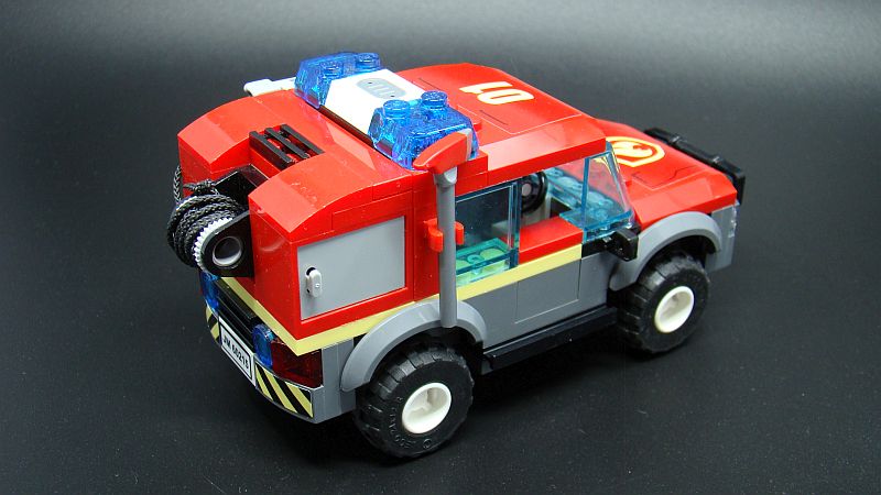 Lego hasičské auto - bliká,houká