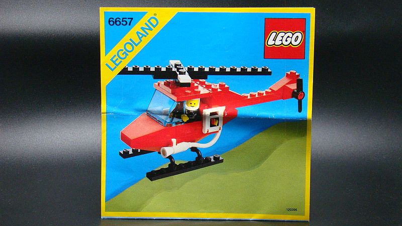 Lego hasičský vrtulník s návodem
