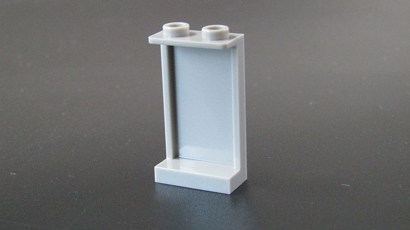 Lego Panel 1 x 2 x 3 - světle šedý - light bluish gray