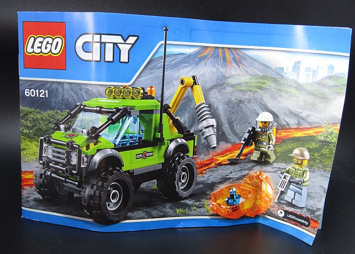 LEGO City 60121 Sopečné průzkumné vozidlo - POUŽITÉ