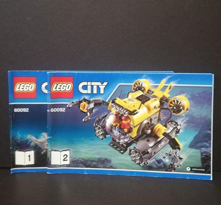 LEGO City 60092 Hlubinná ponorka - POUŽITÉ