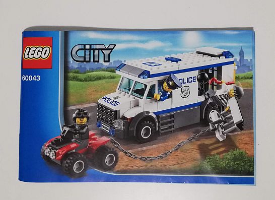 Lego City 60043 Vězeňský transportér
