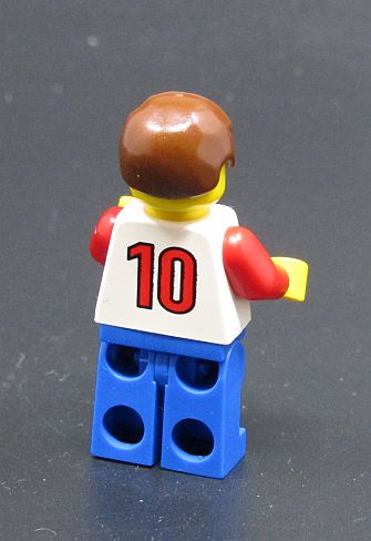 Lego figurka - fotbalista číslo 10