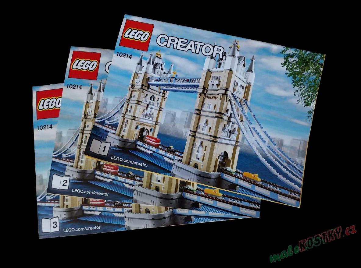 LEGO® Creator 10214 Londýnský most Tower Bridge - POUŽITÉ