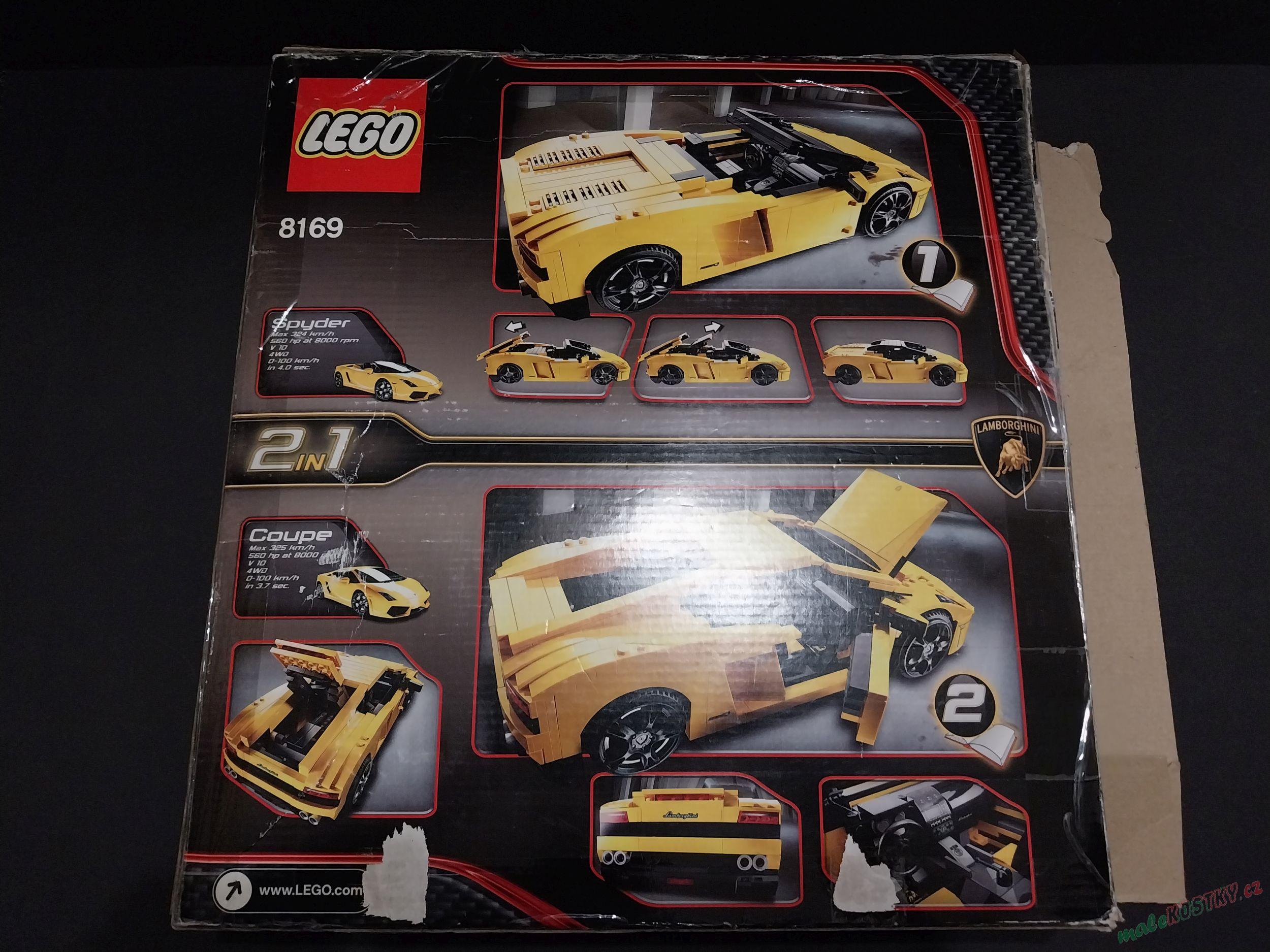 LEGO® Racers 8169 Lamborghini Gallardo LP560-4 - POUŽITÉ