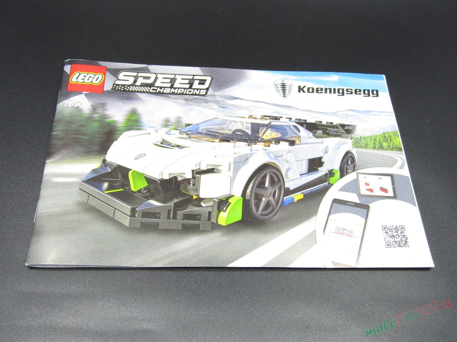 LEGO® Speed Champions 76900 Koenigsegg Jesko - POUŽITÉ