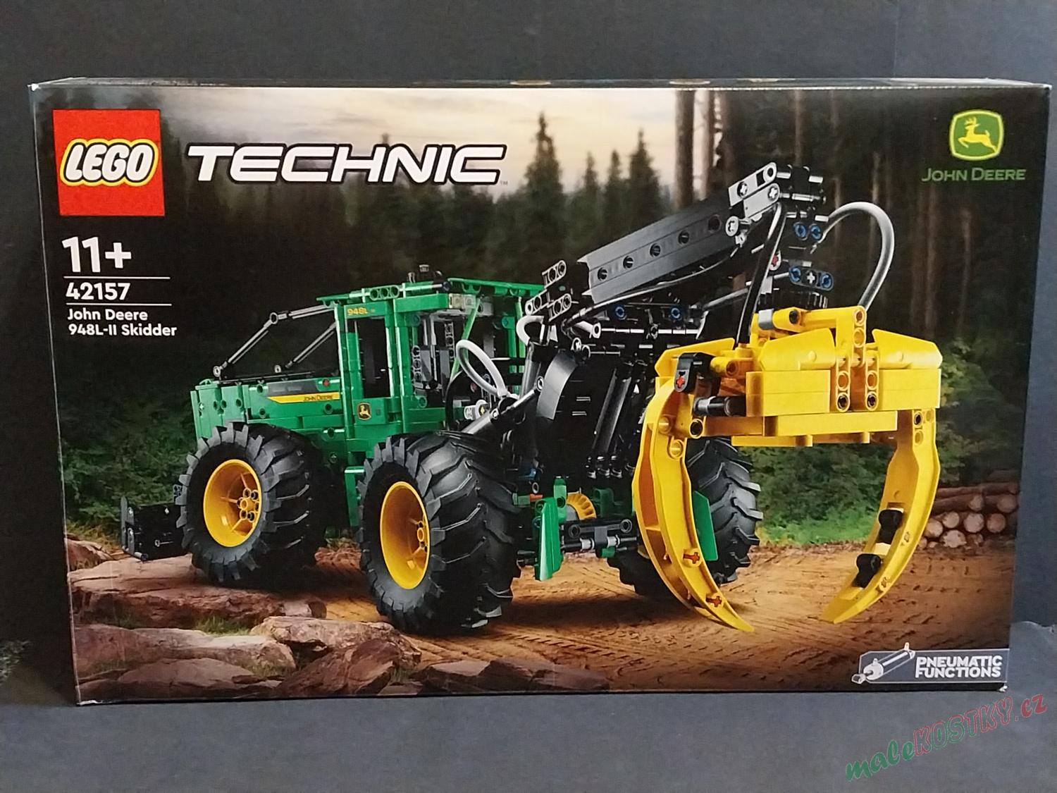 LEGO® Technic 42157 Lesní traktor John Deere 948L-II - POUŽITÉ