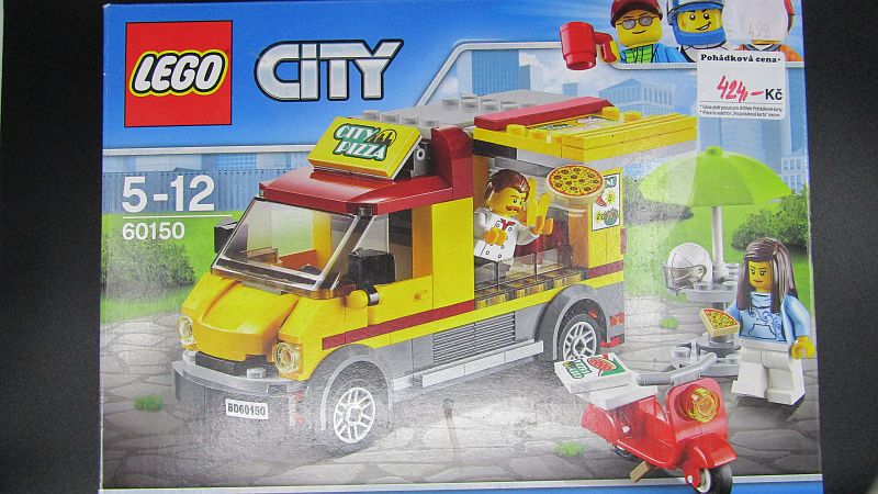 LEGO City 60150 Dodávka s pizzou - POUŽITÉ