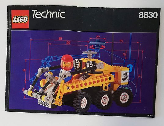 Lego Rally 6-Wheeler (Moon Buggy)