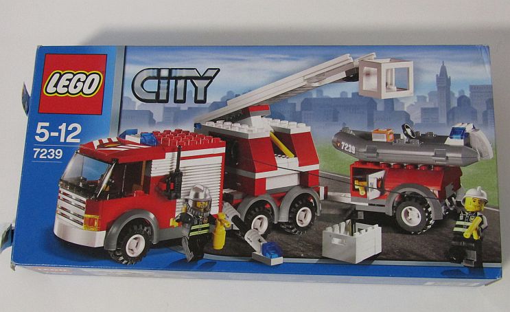 LEGO City 7239 Hasičské nákladní auto